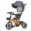 Luusa® Hyper PRO Canopy Plug N Play Tricycle/Baby Tricycle with Parental Control for Age Group 2+ Years Boys/Girls/Carrying Capacity Upto 30-KGS Proudly Made in India (Orange)