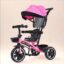 Luusa® TFT Hyper 500 PRO Canopy Plug N Play Tricycle/Baby Tricycle with Parental Control for Age Group 2+ Years Boys/Girls/Carrying Capacity Upto 30-KGS Proudly Made in India (Pink)