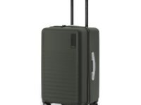 MOKOBARA The Aisle Trunk Luggage | 65 Cms Polycarbonate Shell, YKK Zippers, TSA-Approved Lock & Silent Ninja Wheels Travel Suitcase (Check-in Medium, Homegrown)