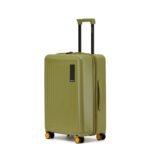 MOKOBARA The Transit Luggage Poly-Carbonate Hard Sided 8 Silent Ninja Wheels for Travelling (So Matcha, Check-in Medium)