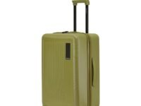 MOKOBARA The Transit Luggage Poly-Carbonate Hard Sided 8 Silent Ninja Wheels for Travelling (So Matcha, Check-in Medium)