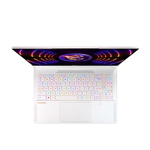 MSI Stealth 16 Studio, Intel 13th Gen. i7-13700H, 41CM QHD+ 240Hz Gaming Laptop (32GB/1TB NVMe SSD/Windows 11 Home/Nvidia GeForce RTX4070, 8GB GDDR6/Pure White/1.99Kg), A13VG-030IN