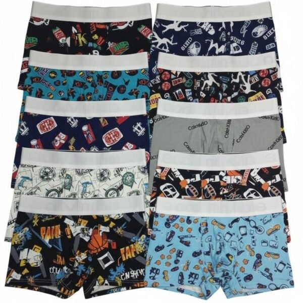 Men Printed Lycra Underwear Pack of 1 (Multicoloured)