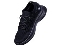 Neeman's Knit Gliders Unisex Sneakers | Casual Lace-Up Shoes with AirKnit Breathable Upper, Cushioned EVA Sole, Energy-Return Foam Insole, Lightweight Slip-Resistant Sneakers