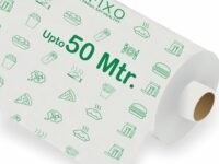OFIXO 50 Meters (500 Gram) Food Wrapping Roll - Premium Non-Stick Butter Wrapping. Food Wrapping, Re-heatable, Oven Safe Parchment