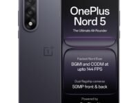 OnePlus Nord 5 | Snapdragon 8s Gen 3 | Stable 144FPS Gaming | Dual 50MP Flagship Camera | Powered by OnePlus AI | 256GB 8GB | Phantom Grey