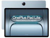 OnePlus Pad Lite with Biggest Battery in Segment 9340 mAh, 11"(27.94 cm) Display with 500 nits Brightness & 11 Hrs of Video Playback, 8GB RAM 128GB Storage, LTE, Aero Blue