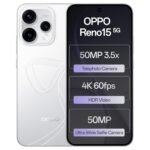 Oppo Reno15 5G (Glacier White, 8GB RAM, 256GB Storage) with No Cost EMI/Additional Exchange Offers
