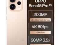 Oppo Reno15Pro 5G (Sunset Gold 12GB RAM, 256GB Storage) with No Cost EMI/Additional Exchange Offers