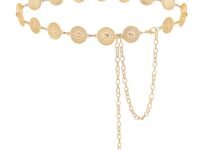 PALAY® Belt for Women Dresses Metal Concho Waist Chain Western Boho Hip Belt for Saree Vintage Stylish Adjustable Chunky Belly Chain Women Fashion Belts for Dresses, Jeans, Skirts