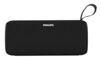 PHILIPS Audio TAS2400BK Portable Bluetooth Speaker with Stereo Sound, 32W RMS, 2400mAh Rechargeable Battery, BT v5.3 Connectivity, IPX4 Waterproof, Supports TF/USB/BT Modes with Hanging Strap (Black)