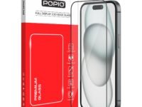 POPIO Military-Grade Gorilla Tempered Glass For iPhone 15 / iPhone 16 | 9H Hardness, Edge-to-Edge, Bubble-Free