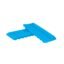 PRINCEWARE Plastic Ice Cube Tray, 2-Pieces,Blue