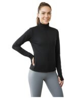 PUMP'D Women's Jacket| Slim Fit|Thumb Hole Open Sleeve|With zipper|Perfect for workout
