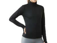 PUMP'D Women's Jacket| Slim Fit|Thumb Hole Open Sleeve|With zipper|Perfect for workout