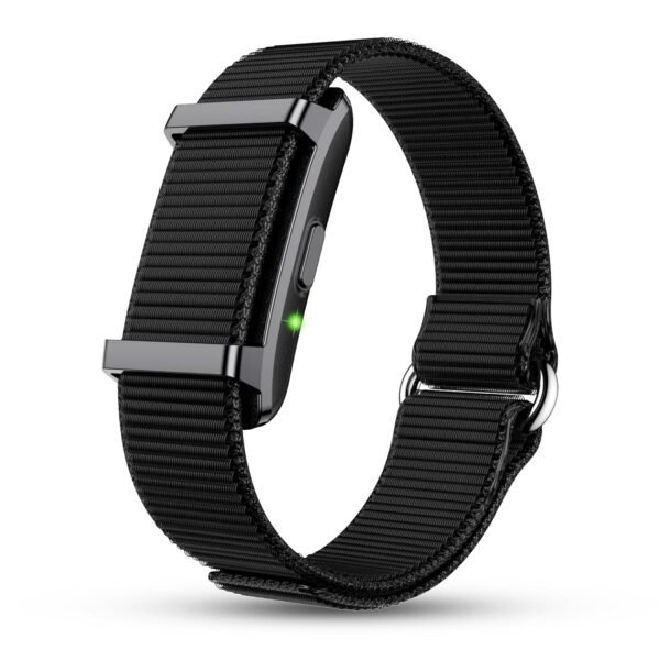 Pebble Newly Launched Qore 2 Premium Metal Fitness Band | 45 Days Battery Life, Heart Rate, SpO2, HRV & Body Temp Monitor, Sleep Tracker, AI Health Analysis, Smart Notifications (Cosmic Black)