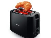 Philips Daily Collection HD2583/90 600 watts 2 in 1 - Toaster and Sandwichmaker (Black)
