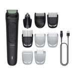 Philips India's No.1 Men's Trimmer | 9-in-1 tool - Face, Hair & Body | Unique rounded tips blades | Nose/Ear & Intimate Combs | 2+3yrs* warranty | 60 Min Runtime | LED Indicator | MG3927/30