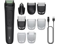 Philips India's No.1 Men's Trimmer | 9-in-1 tool - Face, Hair & Body | Unique rounded tips blades | Nose/Ear & Intimate Combs | 2+3yrs* warranty | 60 Min Runtime | LED Indicator | MG3927/30