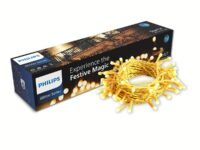 Philips Starlit 12 Meter 72 LEDs String Light for Decoration | Festival LED String Light for Home| Warm White, Pack of 1,Polycarbonate, for Diwali, Ganesh Chaturthi, Christmas