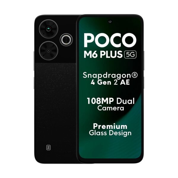 Poco M6 Plus 5G Graphite Black 8GB RAM 128GB ROM