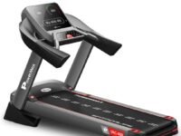 PowerMax Fitness TAC-600 6HP AC Motorized Commercial Auto Incline Treadmill for Home, Gym Club, Max User 150kg, Running Deck 1500x520mm, Top Speed 20kmph, Auto Lubrication, Cardio Workout