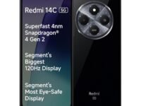 Redmi 14C 5G (Stargaze Black, 6GB RAM, 128GB Storage) | Superfast 4nm Snapdragon 4 Gen 2 | 120Hz 17.47cm (6.88”) Display | 5160mAh Battery | 50MP Dual Camera | Premium Starlight Design