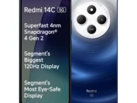 Redmi 14C 5G (Starlight Blue, 6GB RAM, 128GB Storage) | Superfast 4nm Snapdragon 4 Gen 2 | 120Hz 17.47cm (6.88”) Display | 5160mAh Battery | 50MP Dual Camera | Premium Starlight Design