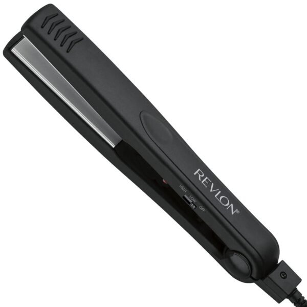Revlon Smooth and Straight Ceramic Flat Iron | Fast Results, Smooth Styles (1 in)