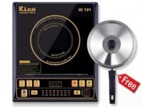 Rico BIS-ISI Certified induction stove with Free Vessel & Lid | 3 Yr Replacement Warranty on Coil | Milk Boil Mode with Timer | Fast Heating | Power Saving | 4KVA High Voltage Protection.