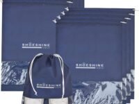SHOESHINE Shoe Bag for Men and Women - Transparent Shoe Cover and Pouch - Pack of 10