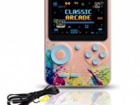 SNAPTRON G5 Handheld Game Console for Kids, Retro Portable Console with Built-in 500 Classic Video Games, Retro Mini Game with HD Screen, Rechargable Handheld Console for Girls & Boys, Random Color