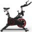 SPARNOD FITNESS SSB-08 Spin Bike Exercise Cycle for Home Gym with 8kg Flywheel, LED Display, Adjustable Resistance, Silent Belt Drive, 4-way Adjustable Cushioned Seat and 2-way Handlebar, Max User Weight 120 Kg
