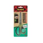 Scotch Dual-Purpose Scissor Cum Cutter | Universal Tool for Unboxing, Box Cutting, Art & Craft with Durable Design, Soft Grip, Non-Stick & Safe Blades, Green