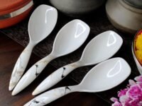 Serving Spoon Long Handled Serving Spoon, Table Ware, Set of 4 Piece Melamine Serving Spoons