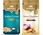 Shubhkart Nirmal Kesar Chandan & Kapoor Loban Agarbatti for Pooja & Spiritual Purpose| Charcoal Free Incense Sticks | Incense Sticks with Refreshing Fragrances| Dual Fragrance Agarbatti Sticks |Diwali