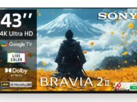Sony 108 cm (43 inches) BRAVIA 2M2 Series 4K Ultra HD Smart LED Google TV K-43S22BM2