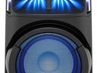 Sony High Power Bluetooth Party Speaker with Omnidirectional Party Sound Mic/Guitar, Jet Bass Booster, Gesture Control, USB, HDMI,CD/DVD, Light and CD Player