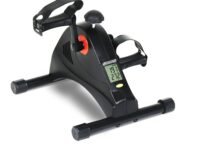 Sparnod Fitness SMB-250 Mini pedal cycle for exercise: Versatile Arms and leg exercise equipment for home with Adjustable Resistance, LCD Tracker, and Portable Silent Operation for Home and Office Use