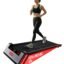 Sparnod Fitness STH-3009 Auto Incline Walking Pad Treadmill for Home Use, 2.5 HP Motor, Speed Range 1-6 km/h, 13% Auto Incline, Remote Control, Shock Absorption System, Max User Weight 120 Kg