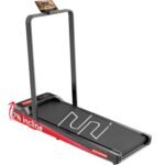 Sparnod STH-3004N 2 in 1 Walking Pad Treadmill for Home Use, 1–10 km/h, Foldable Rail, 7% Incline, LED Display, Shock Absorption, 90kg Capacity for Home & Office Use