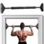 Sportneer Pull Up Bar: Strength Training Chin up Bar without Screws - Adjustable 75-94cm Width Locking Mechanism Pull-up Bar for Doorway - Max Load 440lbs for Home Gym Upper Body Workout, Non-slip