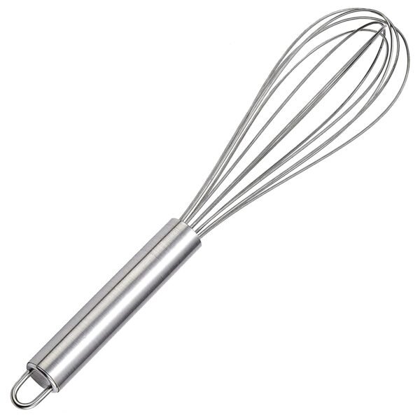 Stainless Steel Balloon Shape Wire Whisk Kitchen Utensil Egg Beater - 10 inch