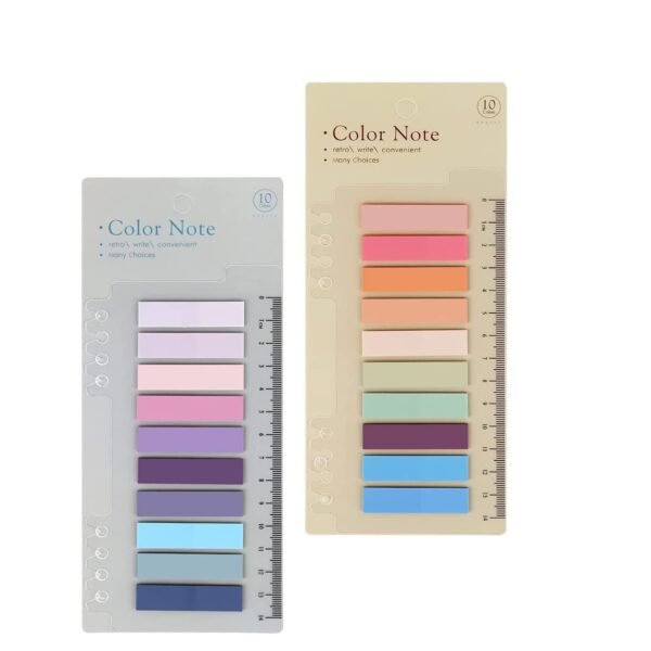 Sticky Tabs for Notebooks Sticky Index Tabs Annotation Tabs Book Tabs Page Markers PET Material Page Tabs Sticky Flags File Index Tabs Office Stationery (Multi Color) (2 Packs | 400 Pcs)