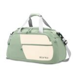 Storite Nylon 54 Cm Imported Multi Purpose Travel Duffle Bag for Women with Dry and Wet Pocket, Lightweight Waterproof Backpack Carry Luggage Bag with Shoe Compartment (Pista Green, 53 x 23 x 24 cm)