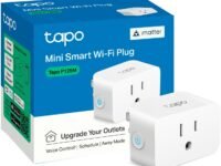 TP-Link Tapo Matter Compatible Smart Plug Mini, Compact Design, 15A/1800W Max, Super Easy Setup, Works with Apple Home, Alexa & Google Home, UL Certified, 2.4G Wi-Fi Only, White, Tapo P125M