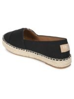 TRUFFLE COLLECTION Women's RS3660 Black Canvas Espadrille Loafers - UK 8