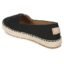 TRUFFLE COLLECTION Women's RS3660 Black Canvas Espadrille Loafers - UK 8