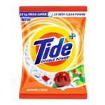 Tide Plus Detergent Washing Powder - 10kg Mega Saver Pack | Jasmine & Rose Fragrance | Removes deep-seated Oil, Gravy, Tea Stains | World's No. 1 Detergent Brand