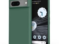 Tobfit TPU Case for Google Pixel 7, Soft Protective Shockproof Phone Cover, Durable Anti-Scratch Smart Phone Case for Women Men Dark Green